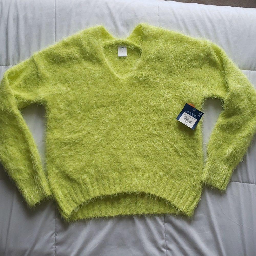 Bright colored sweater